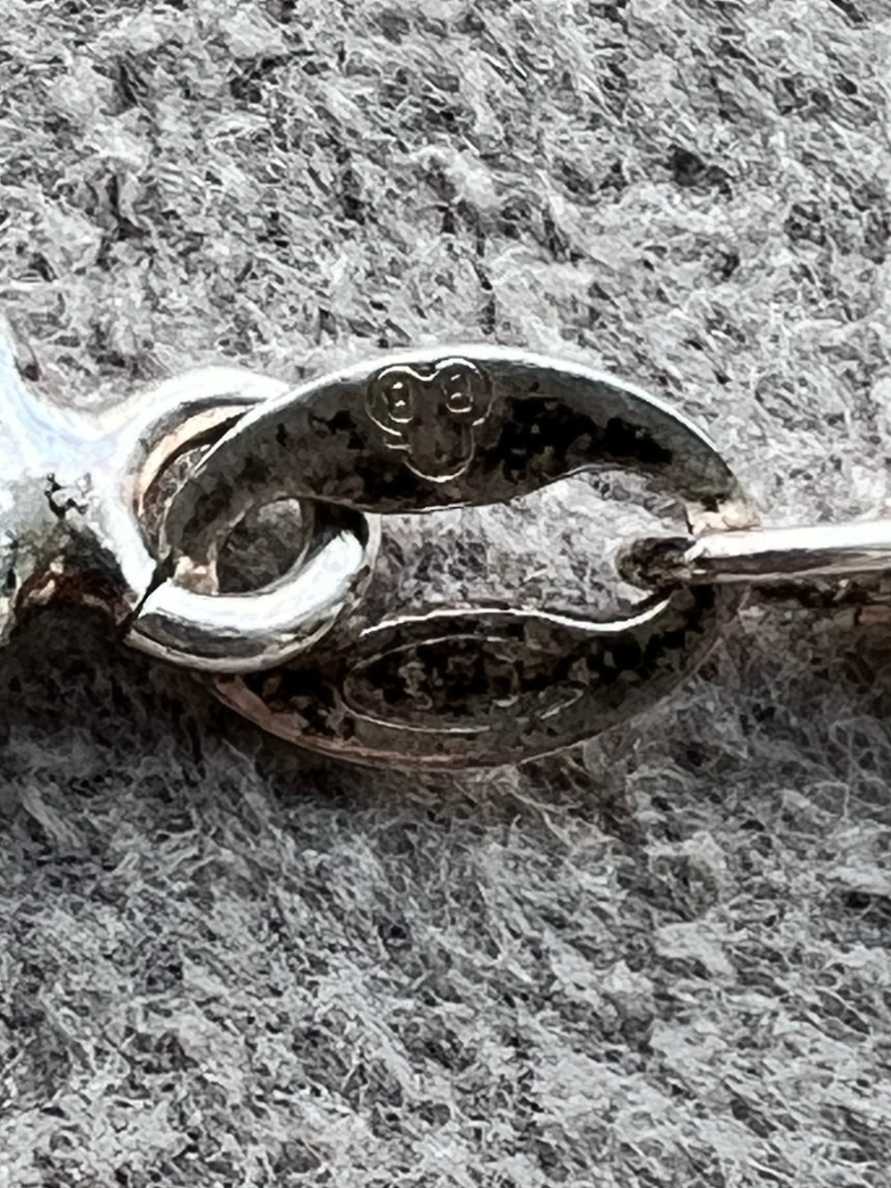 Sterling Silver Rope Chain Bracelet - Picture 4 of 5